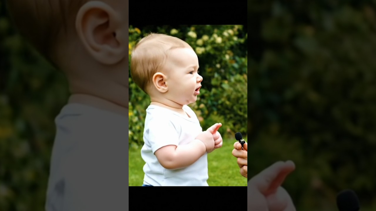 Newly born baby missing her grandma #baby #talkingbaby #cutebaby #viralbaby #talkingbaby #trending