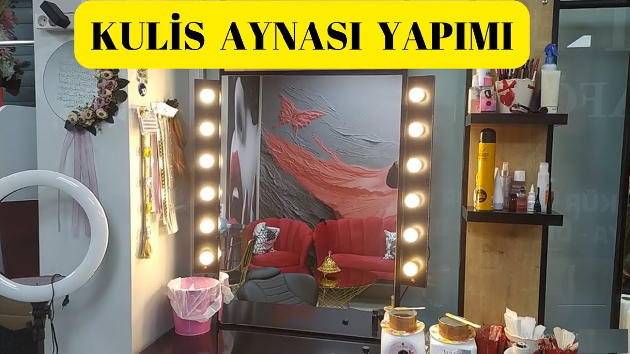 Işıklı Makyaj Masası Nasıl Yapılıyor