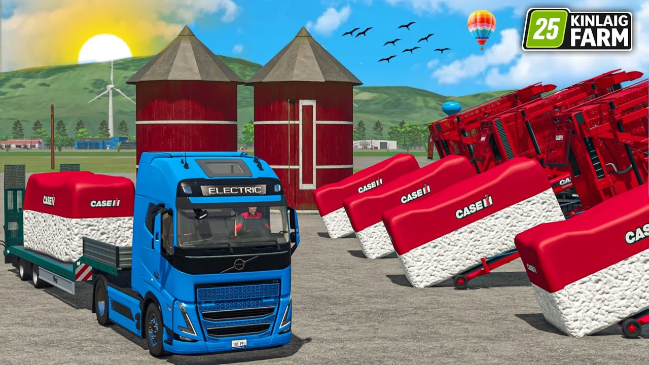 INSANE Cotton Module Transport with Electric Truck | Farming Simulator 25