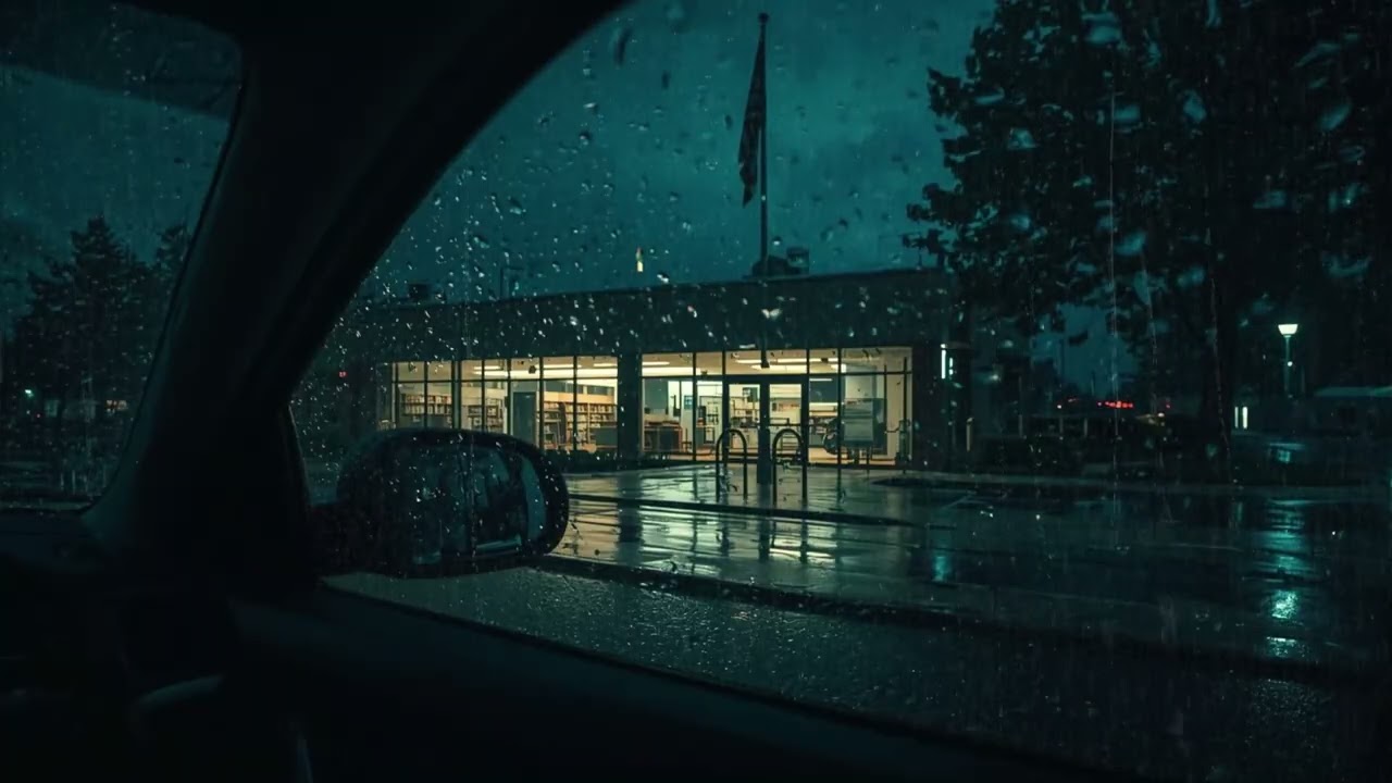 Soothing Heavy Rain Inside a Car - Beat Insomnia, Calm Your Mind, White Noise for Sleep