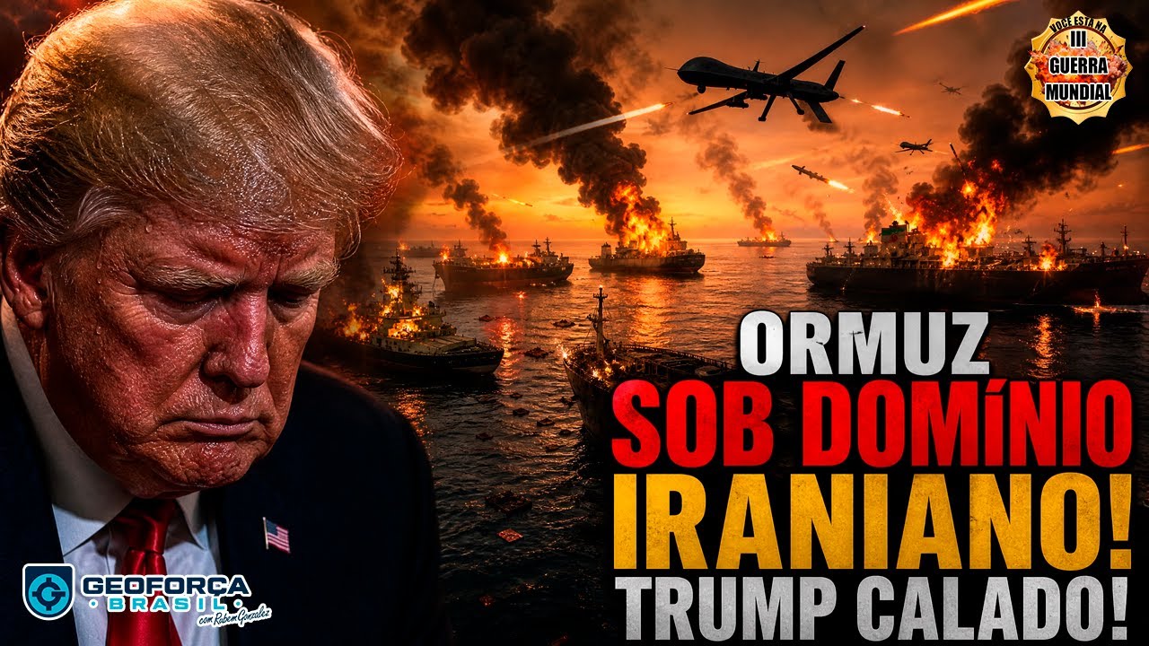 ORMUZ SOB DOM&Iacute;NIO IRANIANO! TRUMP CALADO!