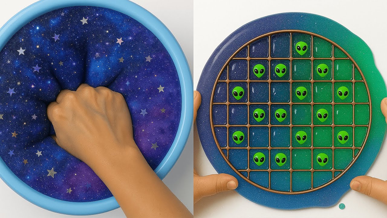 1 Hour of Relaxing Slime ASMR – Soft Textures, Subtle Triggers #734