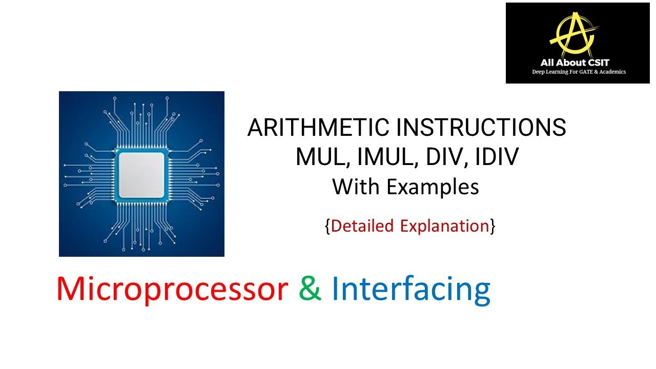 АРИФМЕТИЧЕСКИЕ ИНСТРУКЦИИ MUL, IMUL, DIV, IDIV | MPI | Автор: Виджая