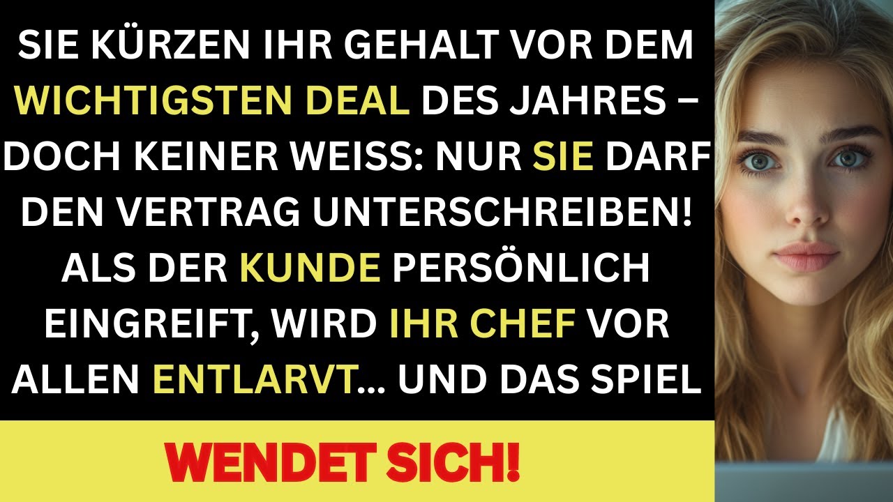Ich Bekam Eine Gehaltskürzung – Doch Mein Chef Wusste Nicht, Dass Nur Ich Unterschreiben Durfte