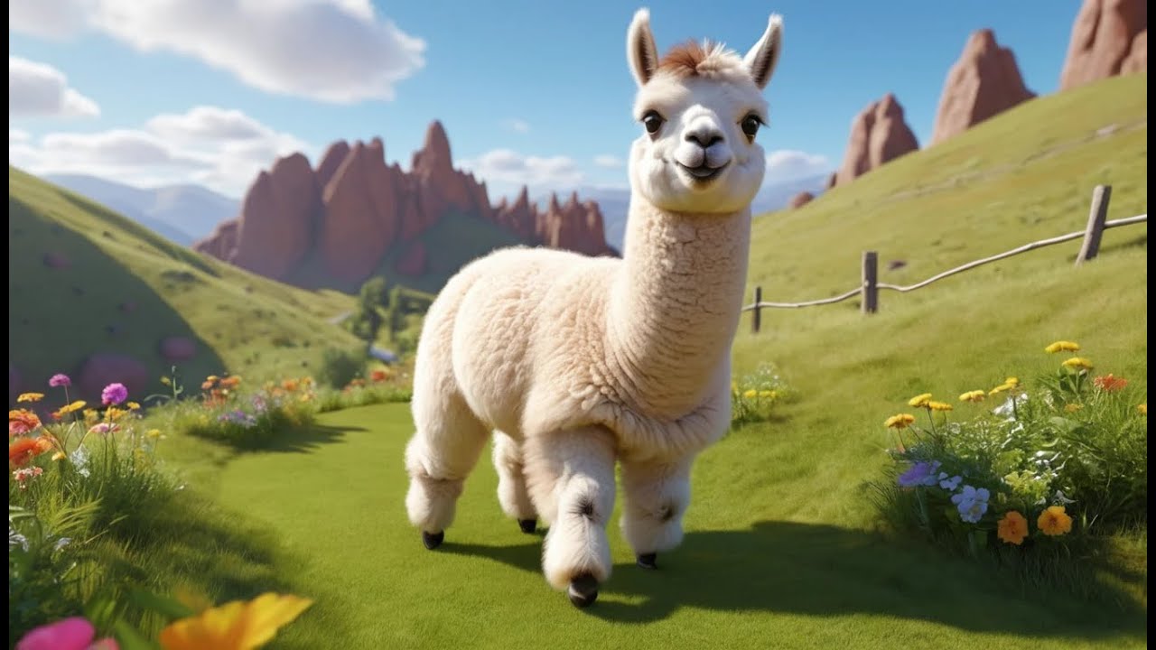 Lhama Bebê do Minecraft Rolou Ladeira Abaixo | Canções Infantis e Rimas para Crianças