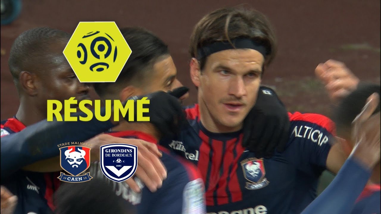 SM Caen - Girondins de Bordeaux (1-0)  - Résumé - (SMC - GdB) / 2017-18
