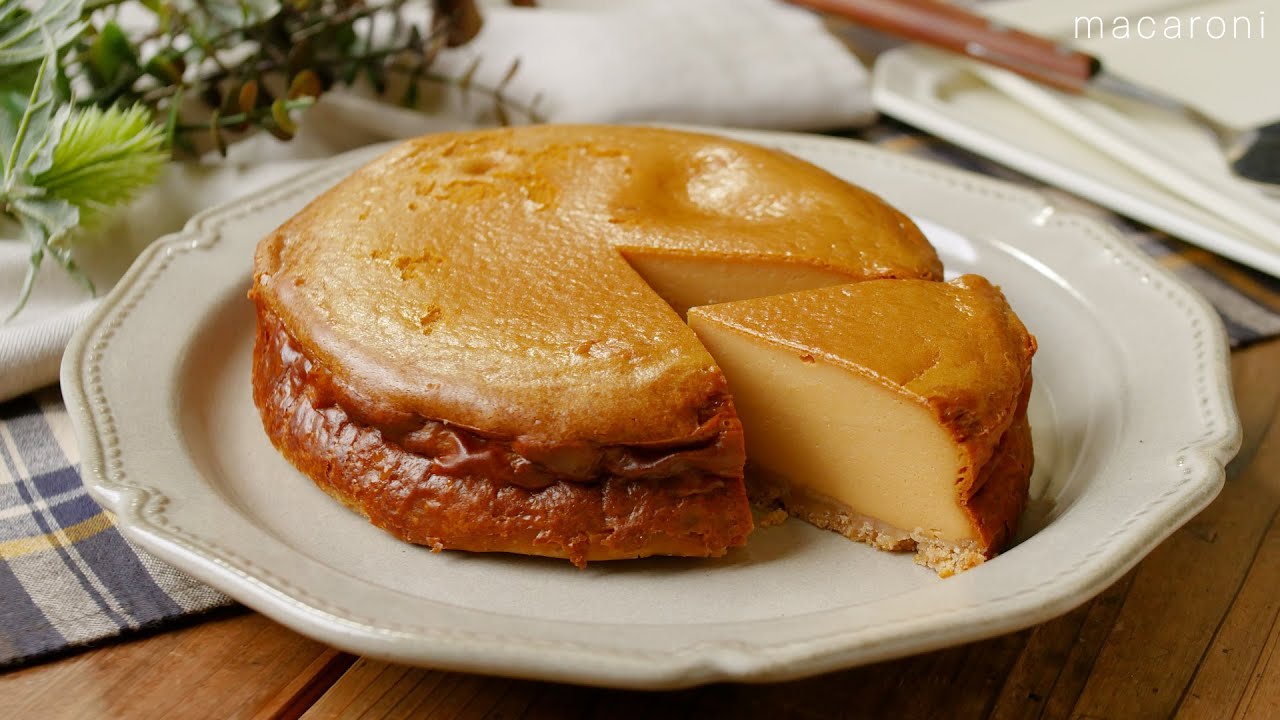 【キャラメルチーズケーキ】キャラメルのほろ苦く香ばしい風味がたまらない♪