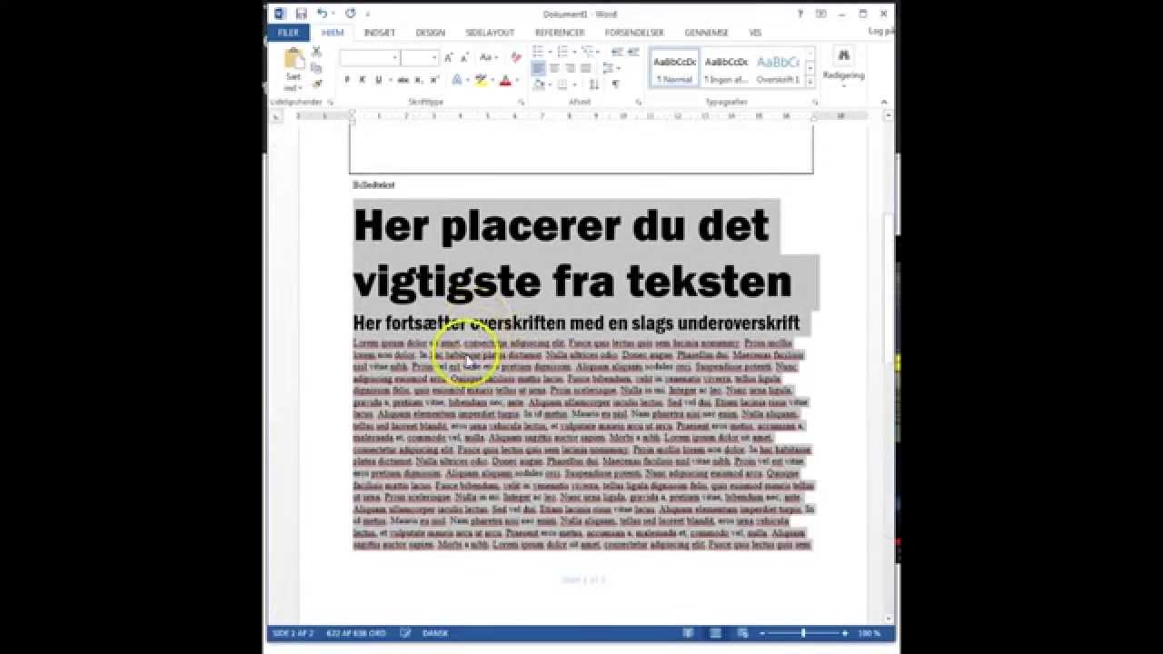 Layoutkursus - nyhedsartikel