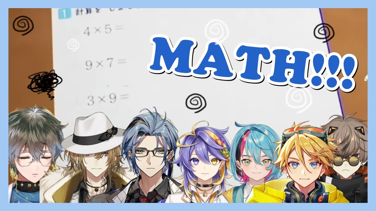 Who Among the NijiEN Boys Can Do MATH??? [Nijisanji EN]