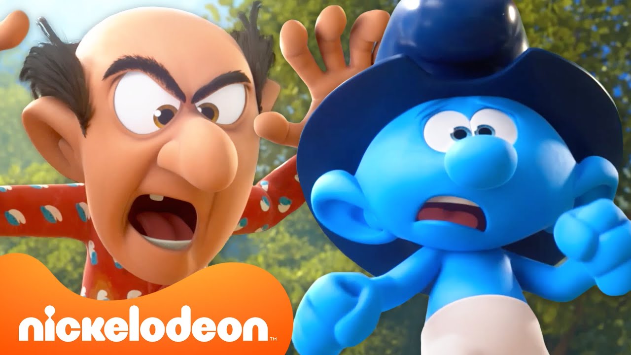 Каждый раз, когда Смурфики ускользали от Гаргамеля 😈 | Nicktoons