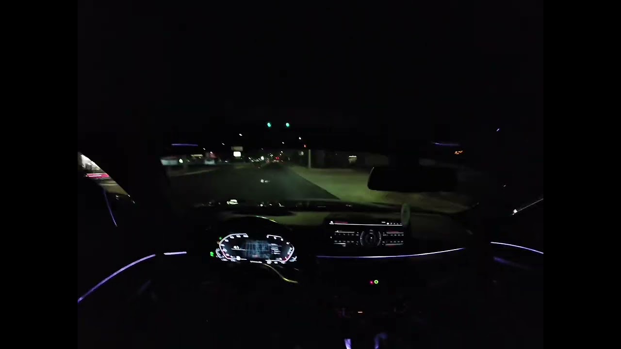 POV CRUISING IN THE M550I AT NIGHT 