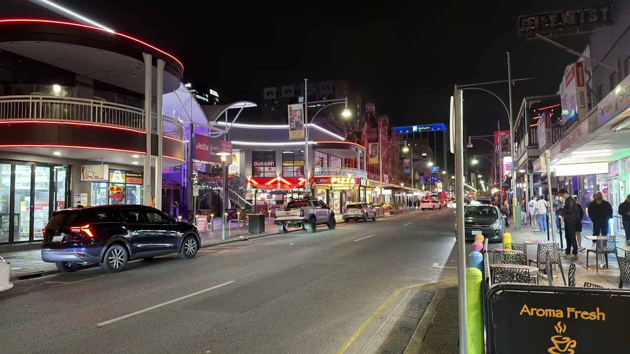 Hindley Street during Day & Night