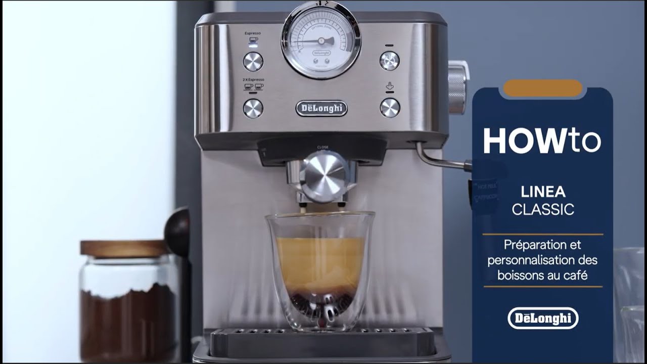 Tutoriel : Comment pr&eacute;parer et personnaliser vos boissons caf&eacute; avec votre Linea Classic ?