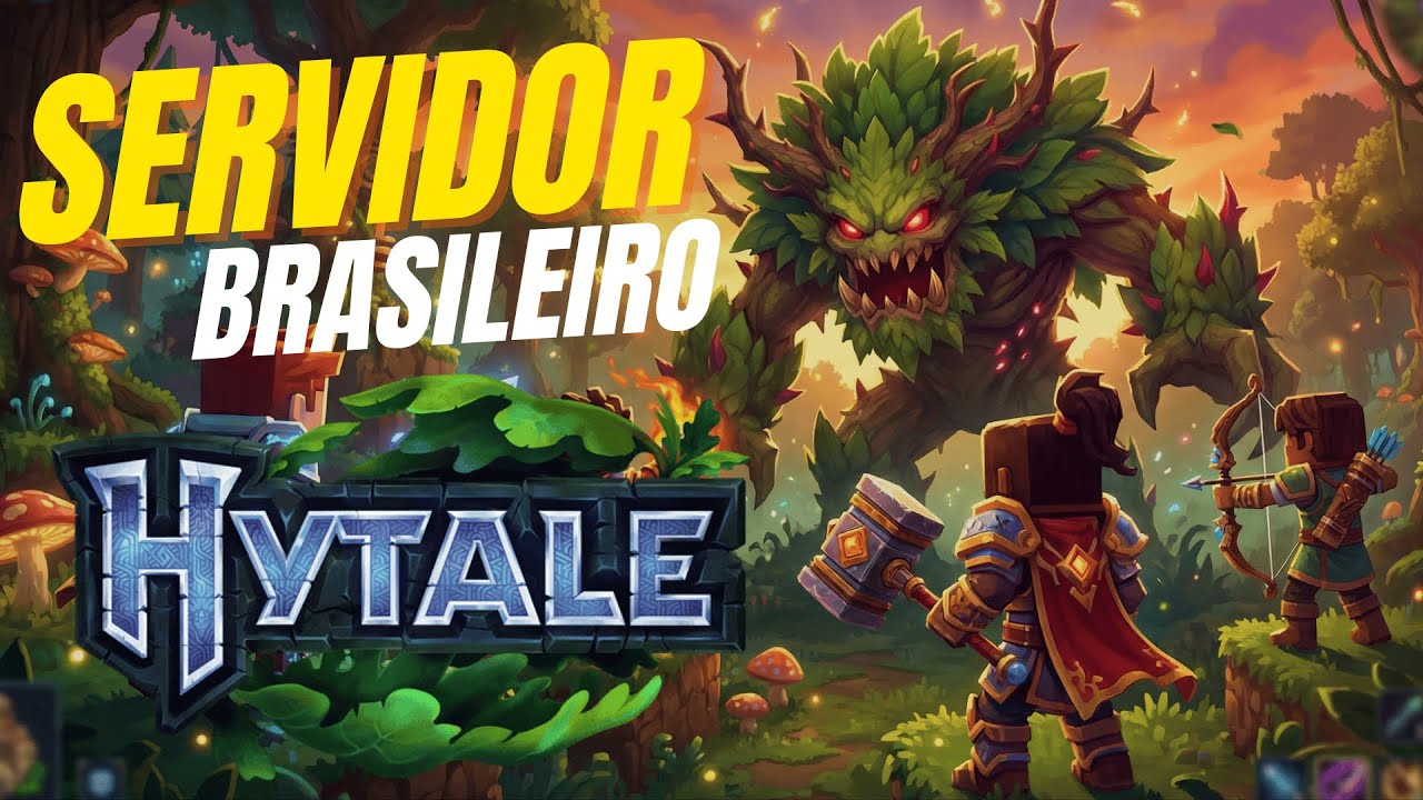 SAIU! O Melhor Servidor BR de Hytale