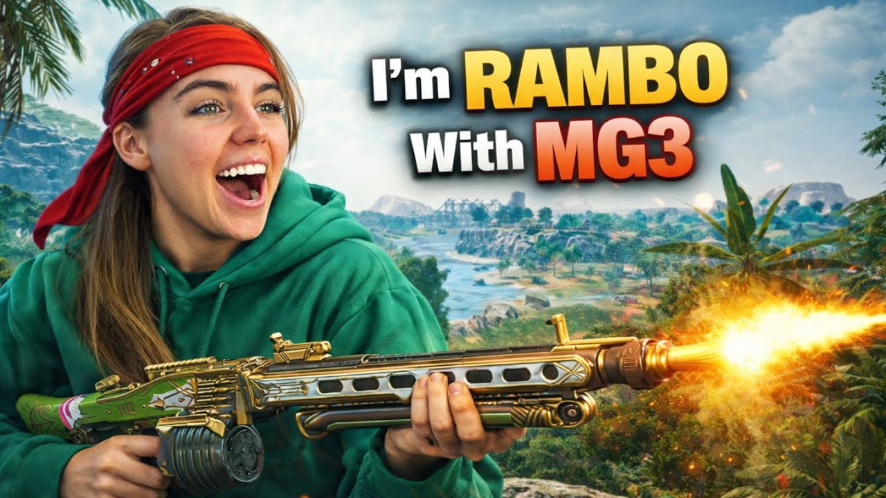 There Is No STOPPING Me With The Machine Gun In Sanhok Solos!