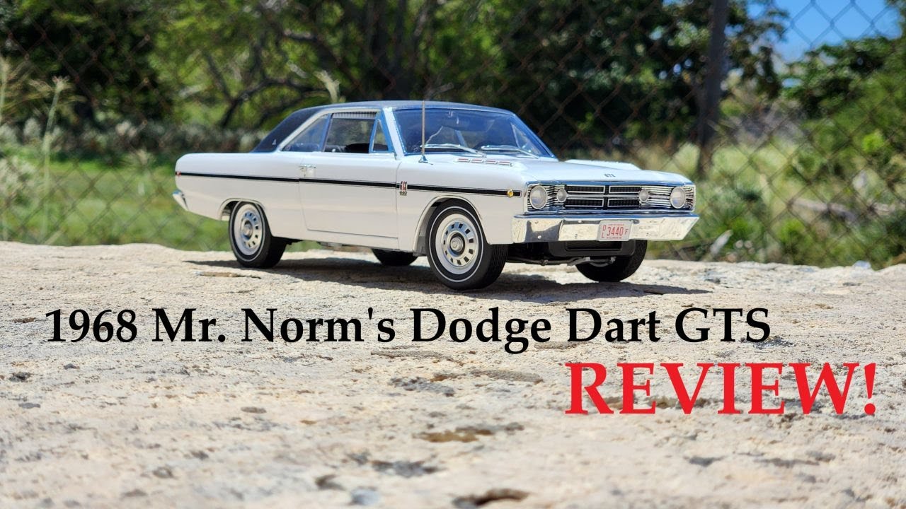 1968 Mr Norm's Dodge Dart GTS Diecast Unboxing and Review (1/18 scale) by YCID/Acme