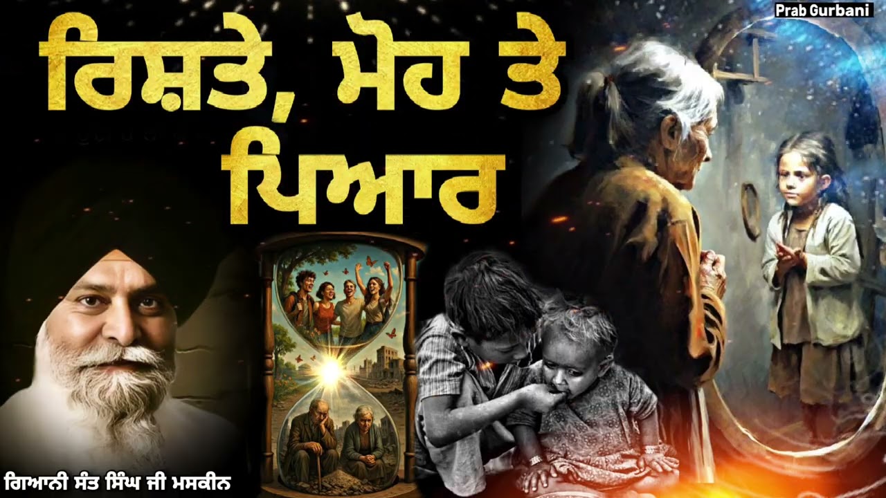 ਰਿਸ਼ਤੇ, ਮੋਹ ਤੇ ਪਿਆਰ || Giani Sant Singh Ji Maskeen || Prab Gurbani 