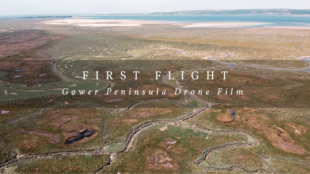 First Flight ~ A Gower Peninsula Aerial Drone Film (Mavic Mini)