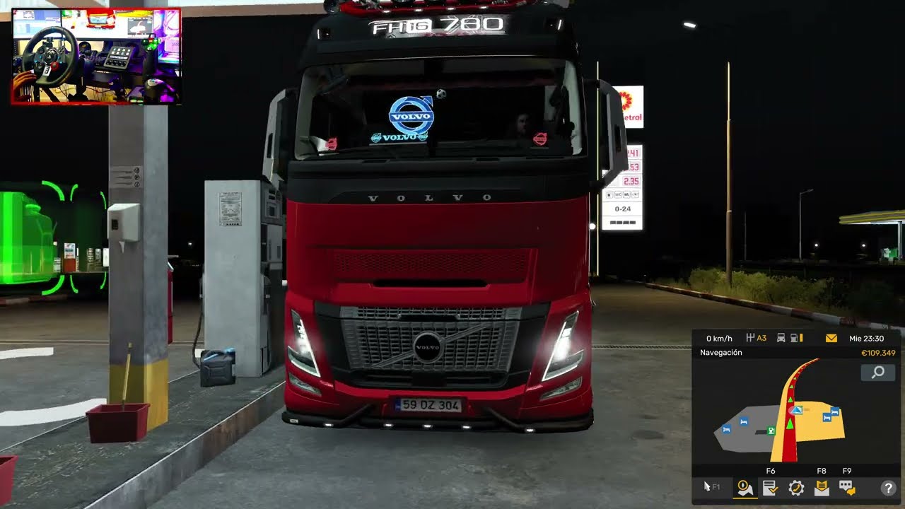 ETS2 1.57 Ruta Nocturna por Turquía | Volvo FH16 | Epic Simulator