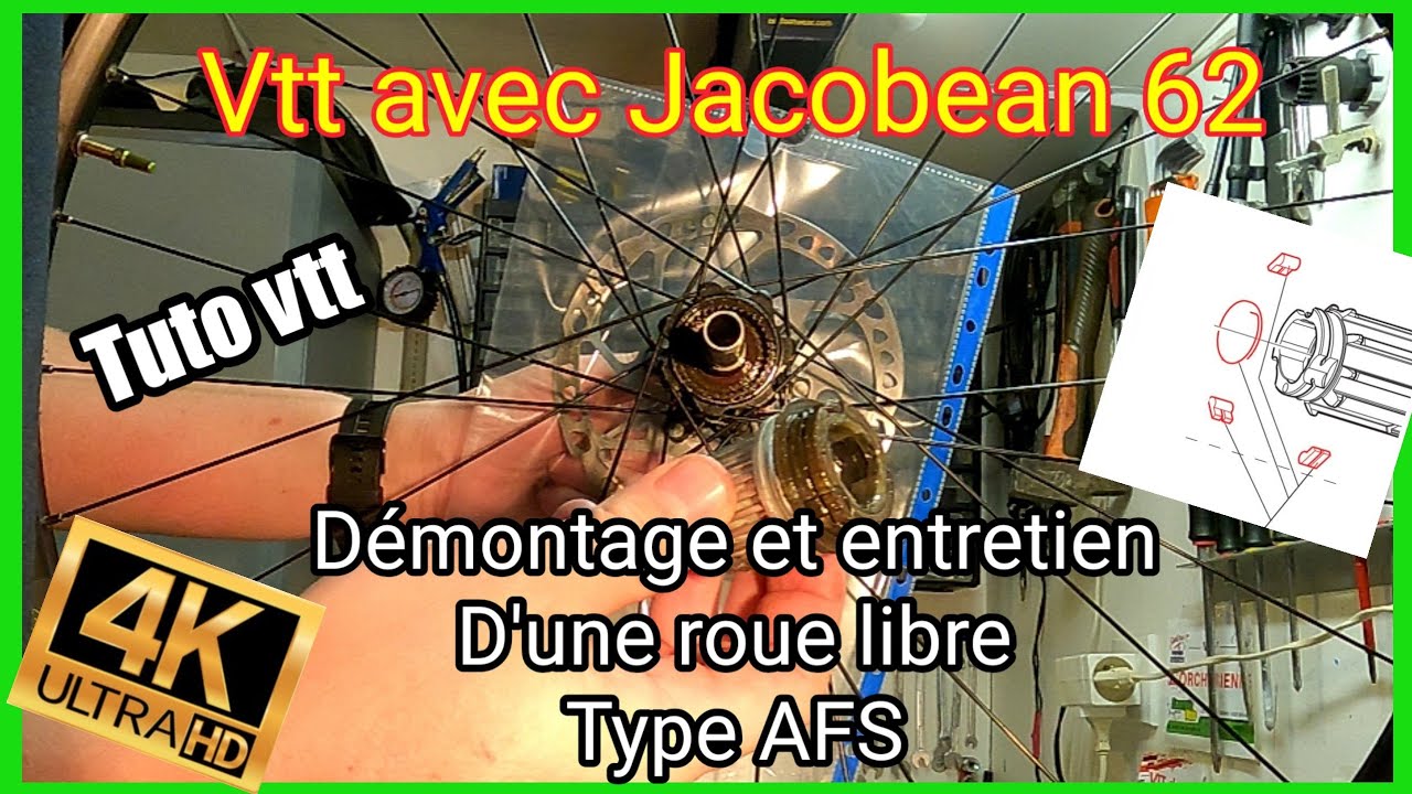 #tutorial Entretien corps roue libre type AFS #vtt