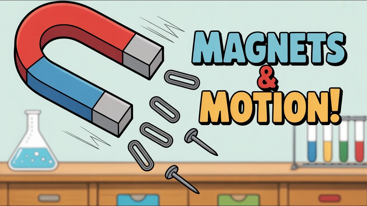 Magnets and Motion 🧲 | How Magnets Move Things for Kids