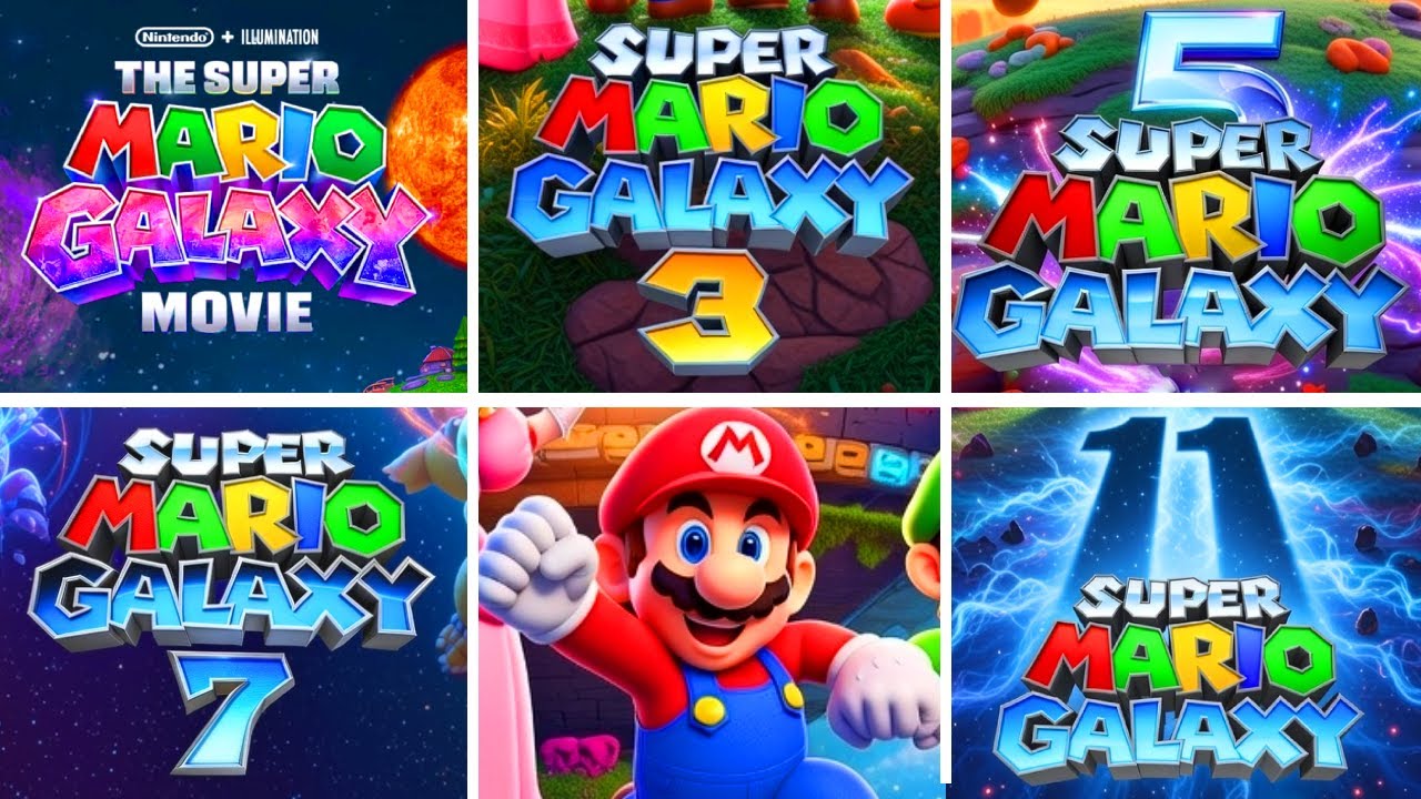 The Super Mario Galaxy All Movies (2000 - 2100) | Full Fan Made Timeline & Future Movies | MagicArc