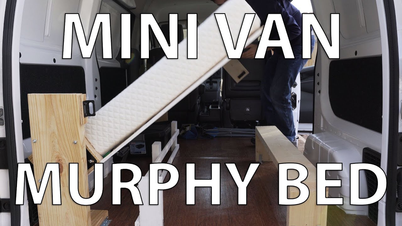 DIY Murphy Bed in a Mini Van | Nissan NV200 Camper Conversion