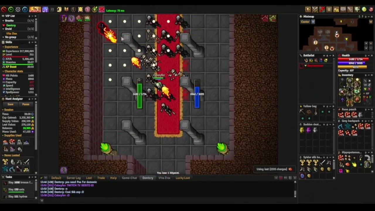 |SERPENTINE TOMB| 5,5KK EXP/H-BEST EXP FOR MAGE 200LVL+   |MEDIVIA ONLINE|