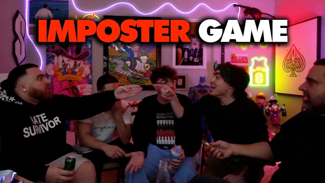 THINGS GOT HEATED! Imposter Game With Dad, Jake, Raf and Nick!