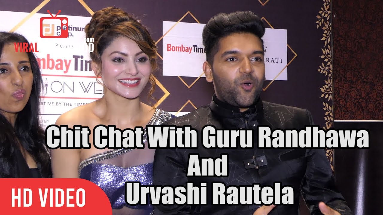Chit Chat With Guru Randhawa And Urvashi Rautela at Bombay Times Fashion Week 2018