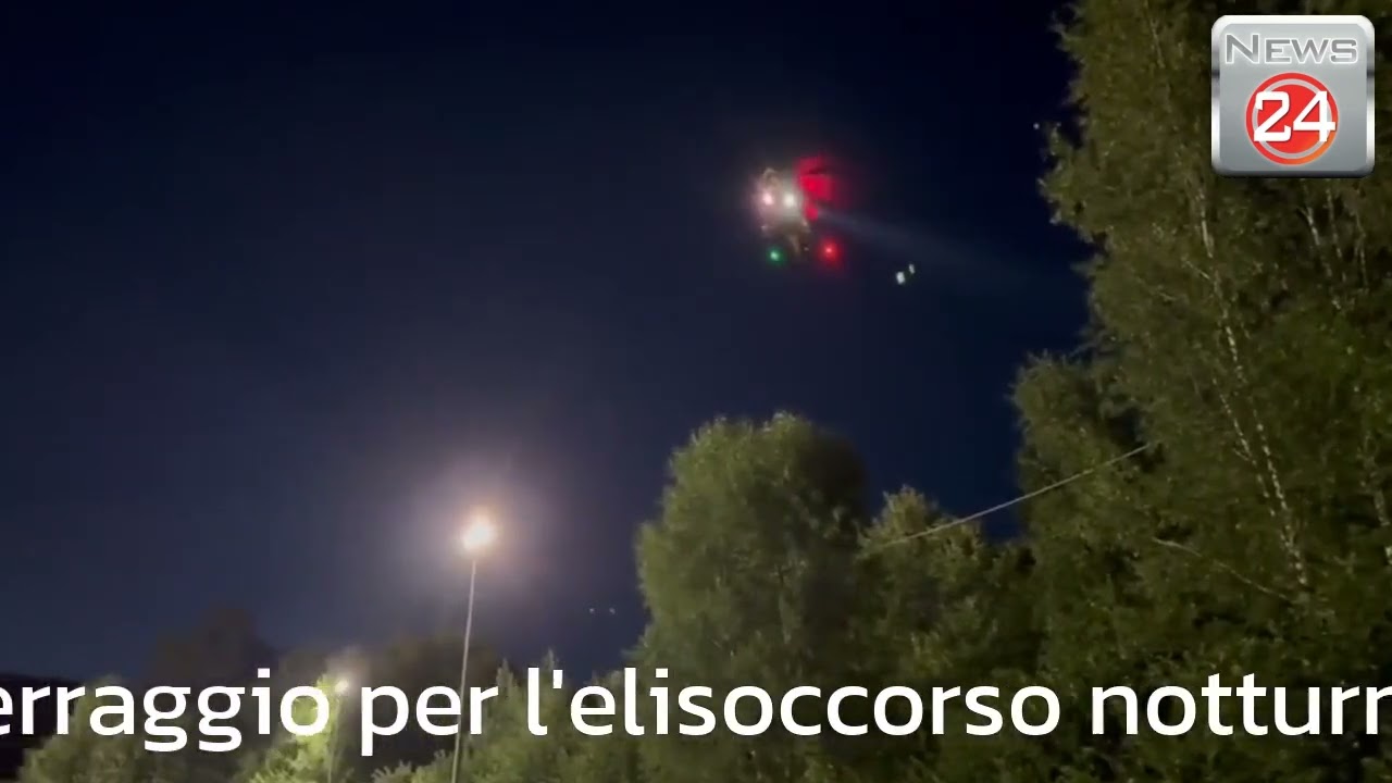 Quarna Sopra, inaugurata l'area di atterraggio per l'elisoccorso notturno