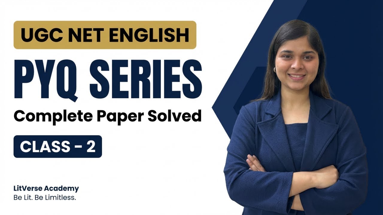 June 2026 UGC NET English Preparation | PYQ Class 2