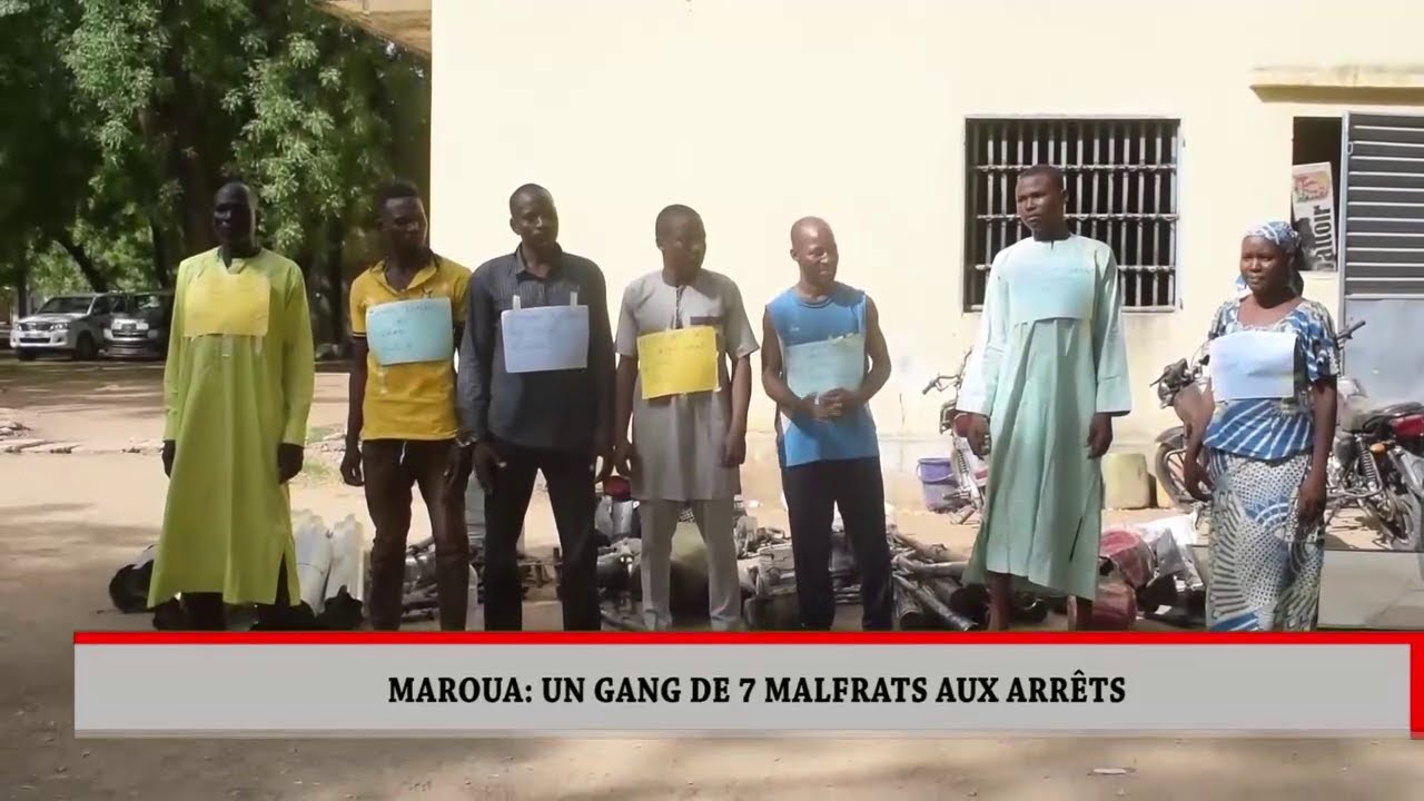 MAROUA : UN GANG DE 7 MALFRATS AUX ARRÊTS
