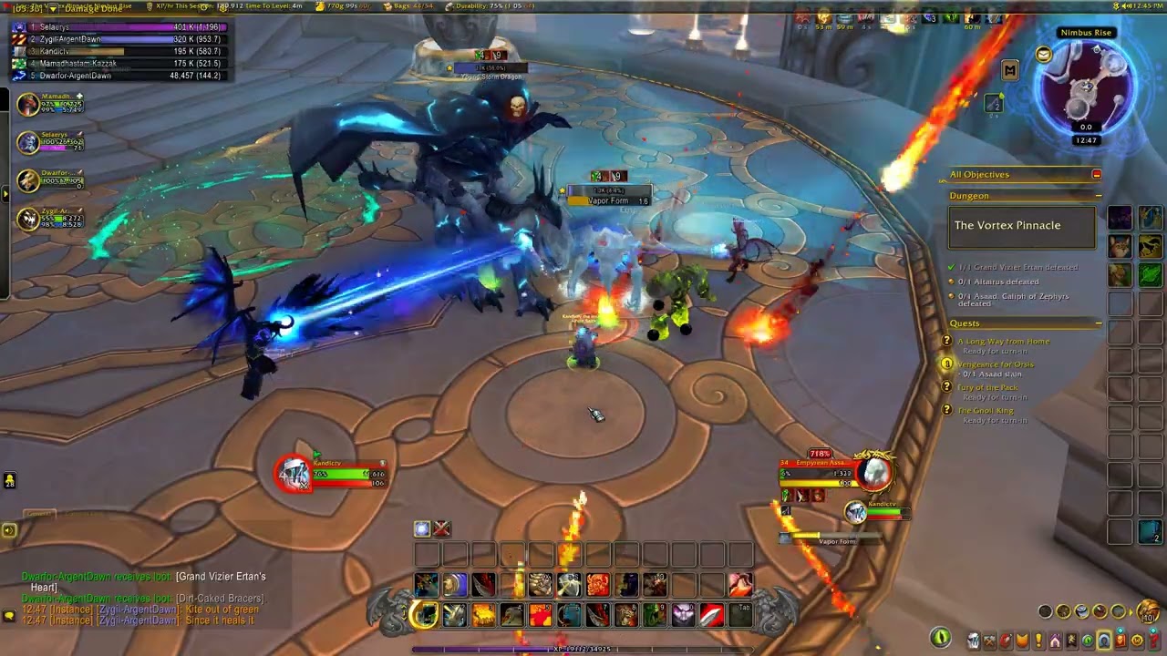 Live - Level 36-37 - Tanking The Vortex Pinnacle