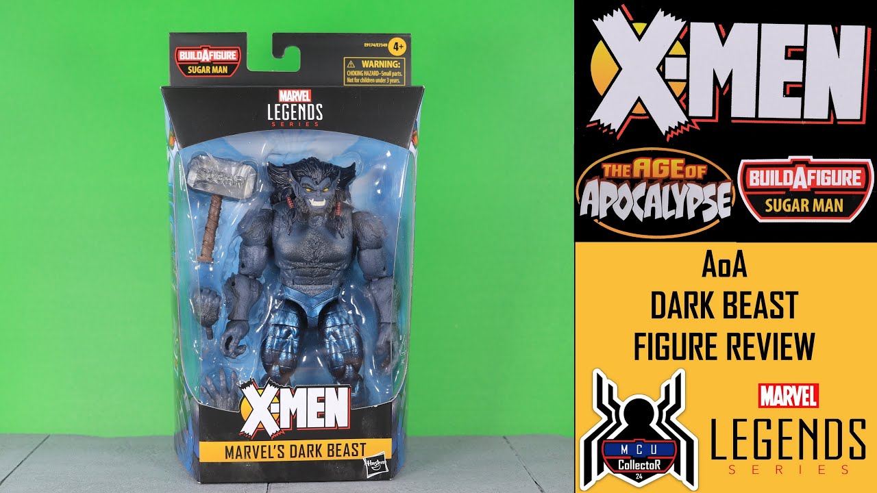 Marvel Legends DARK BEAST X-Men Age of Apocalypse Sugar Man BAF Wave Figure Review