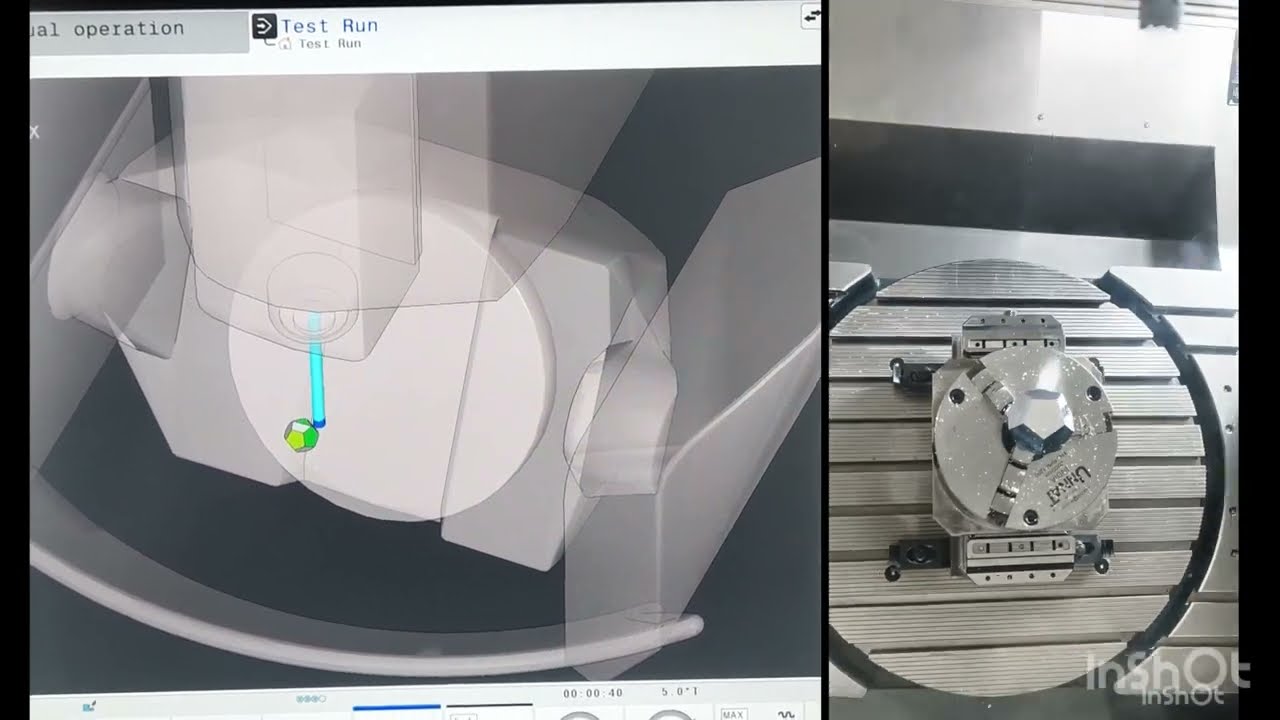 Dodecahedron machining on a 5-axis CNC Machine
