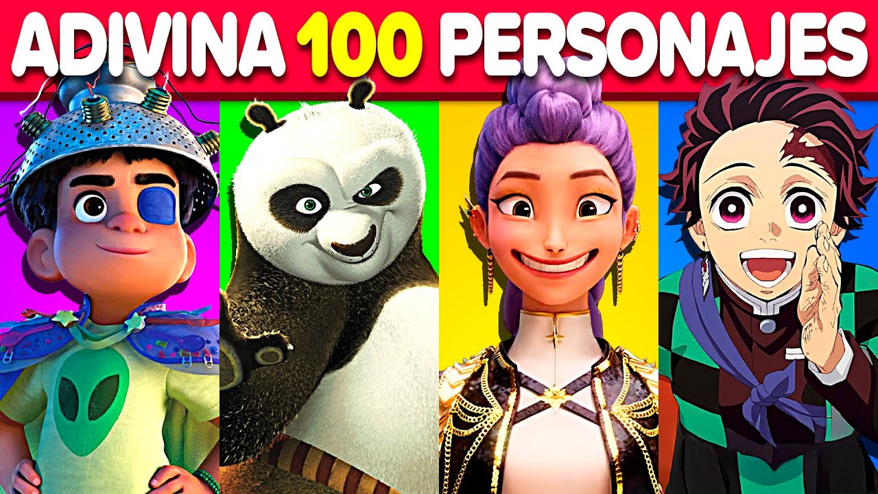 Adivina 100 Personajes en 3 Segundos 👀⏰ | Play Quiz Trivia