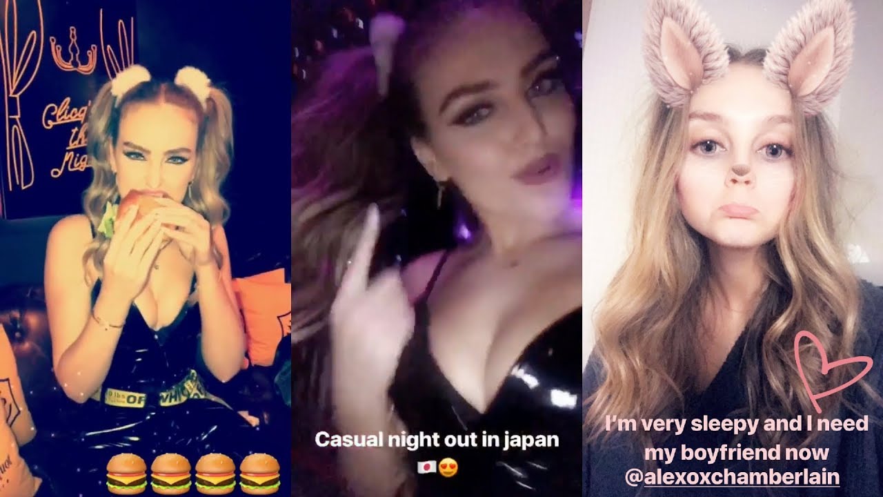 Perrie Edwards | Snapchat Story | 25 March 2018 w/ Jade Thirlwall & Leigh-Anne Pinncok