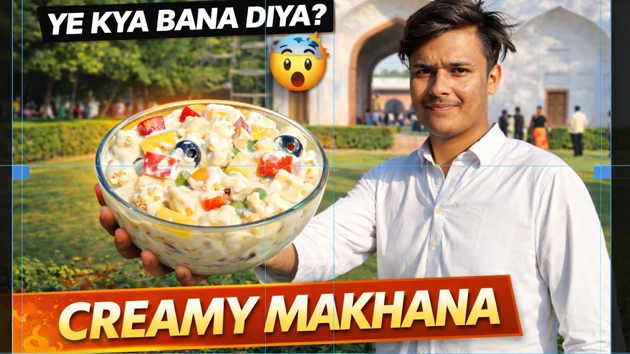 Adnan Ne Banayi Creamy Makhana Fruit Salad 😍 | Ramadan Special Recipe | Daily vlogs | Day 135
