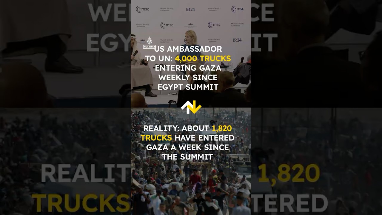 Gaza aid figures | Compare and Contrast