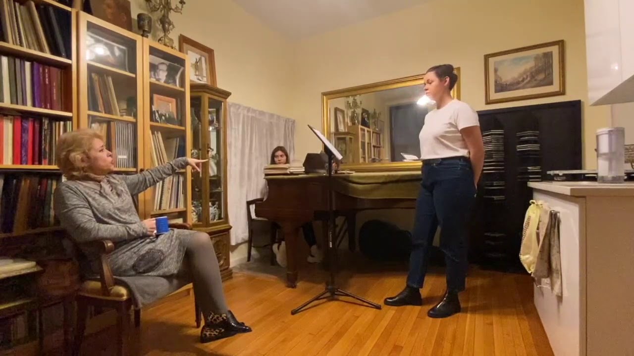 Olga Makarina Soprano Ольга Макарина Сопрано мастер класс  Private Lesson Clips (Speaking Russian)