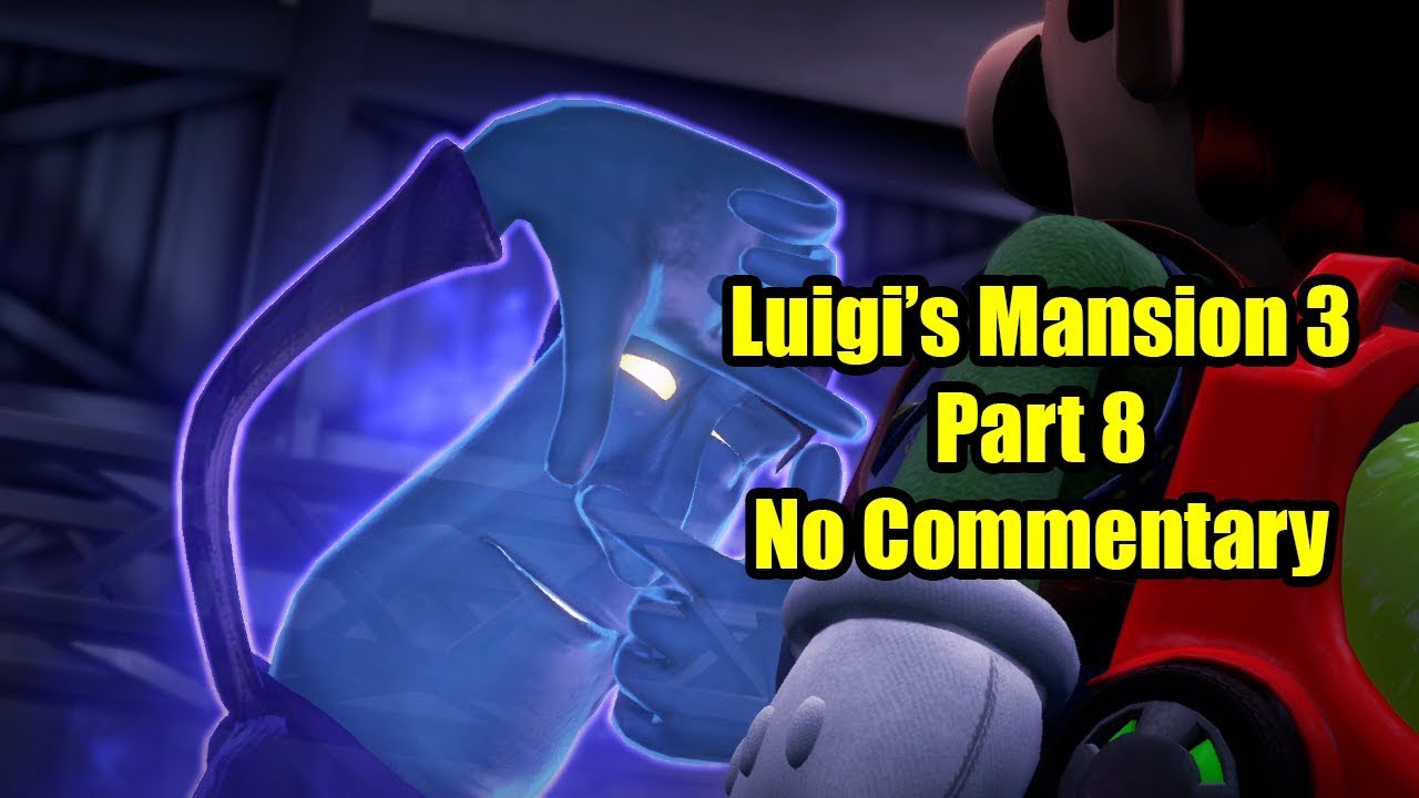 Luigi's Mansion 3 Part 8 Floor 8 100% Walkthrough | Movie Monster Boss Fight (No Damage) Solo