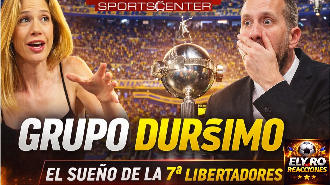 🚨 BOMBAZO: A BOCA LE TOCÓ EL GRUPO MÁS DURO DE LA LIBERTADORES
