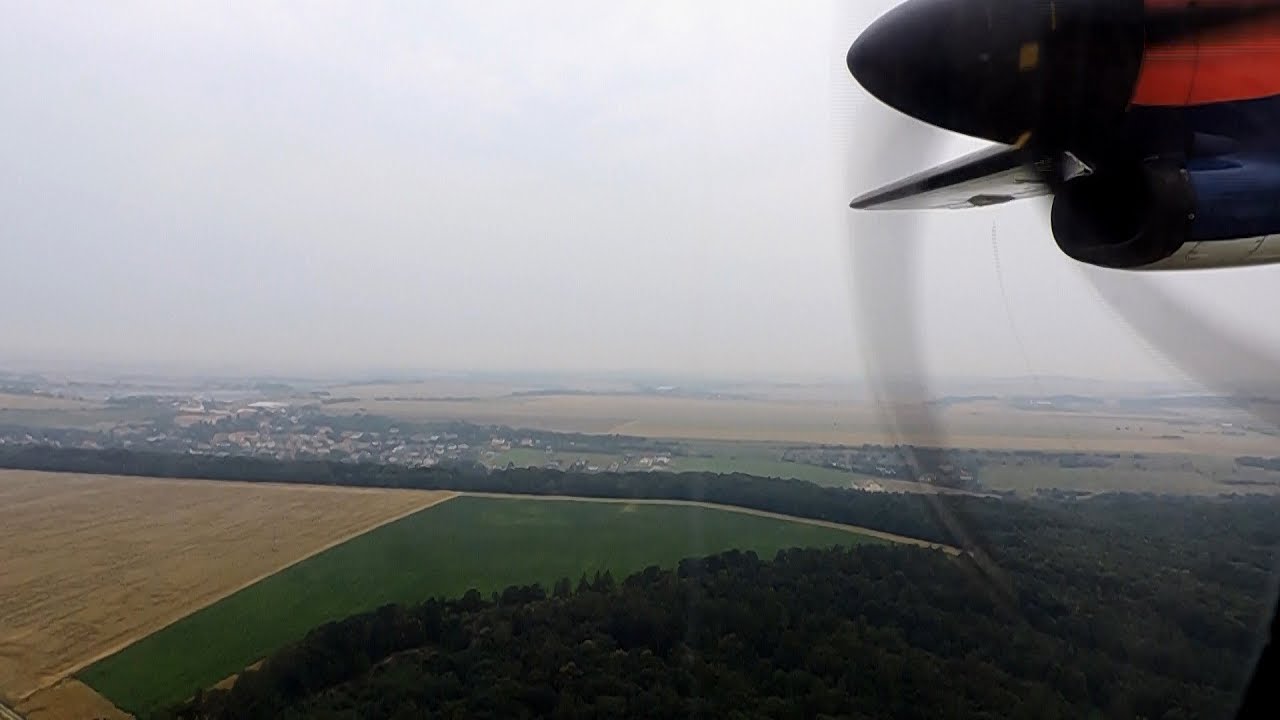 Air Serbia ATR 72-202 Landing At Prague Airport