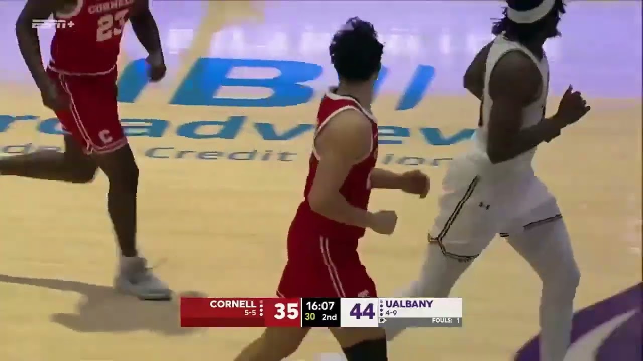 Highlights: Cornell Men's Basketball at UAlbany - 12/21/2025