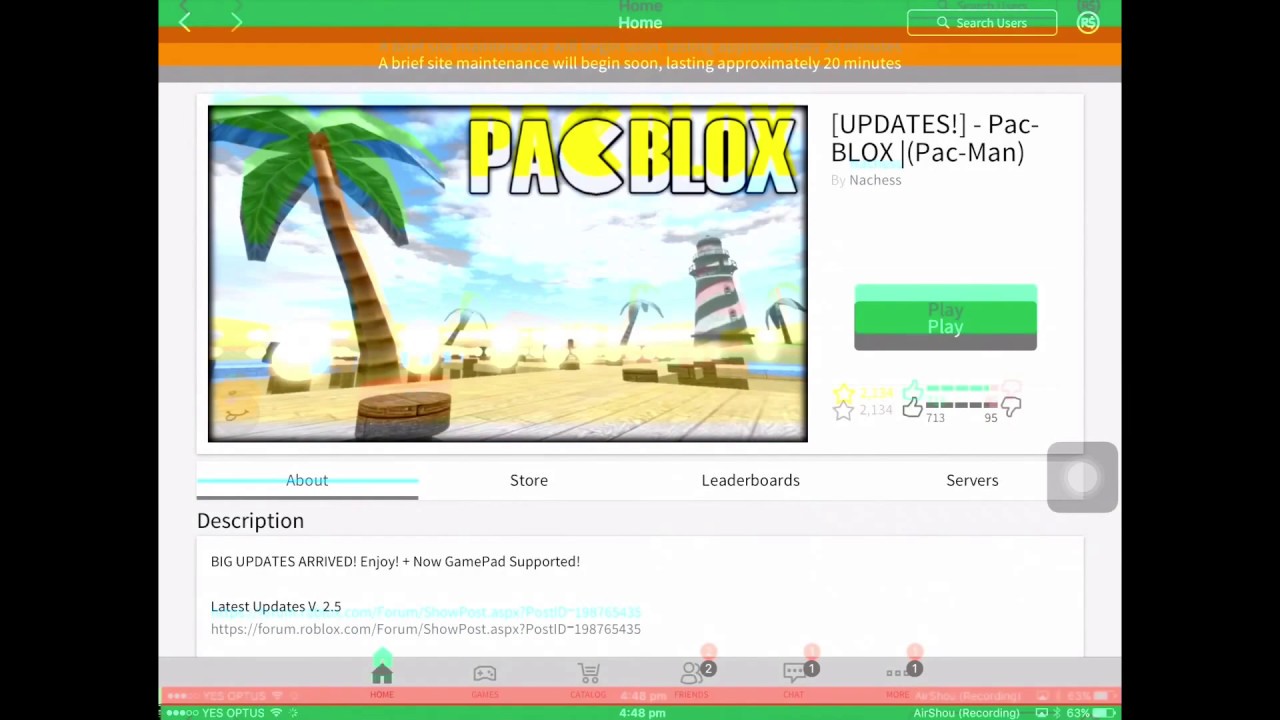 ROBLOX - PAC BLOX, PAC MANS CORNERED!