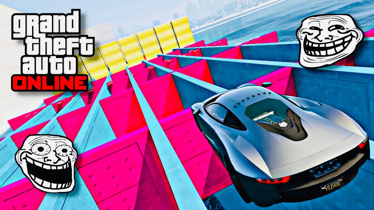 GTA V - HARD TROLL RACE !!!
