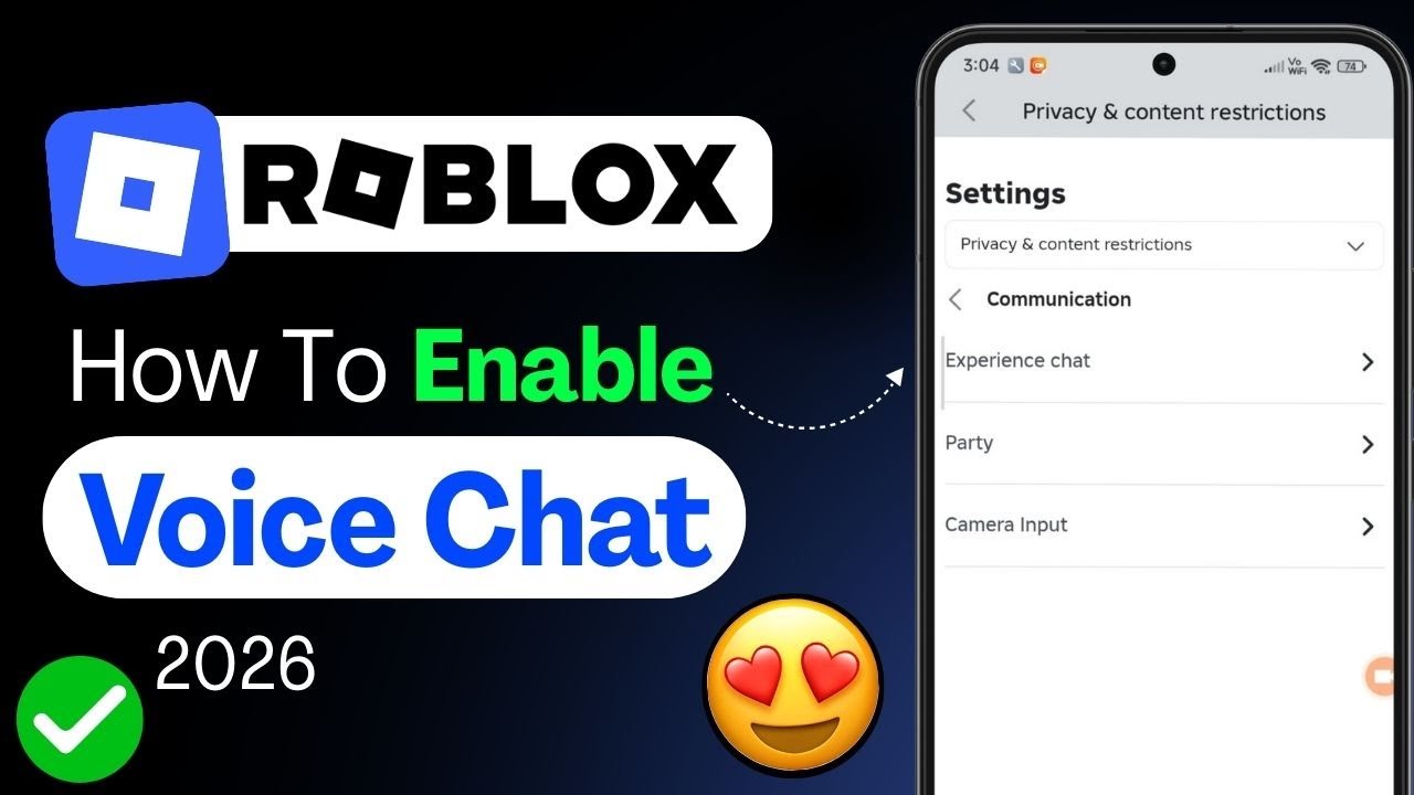Roblox Voice Chat Enable || Roblox VC Update || Roblox Mic Settings Guide 2026