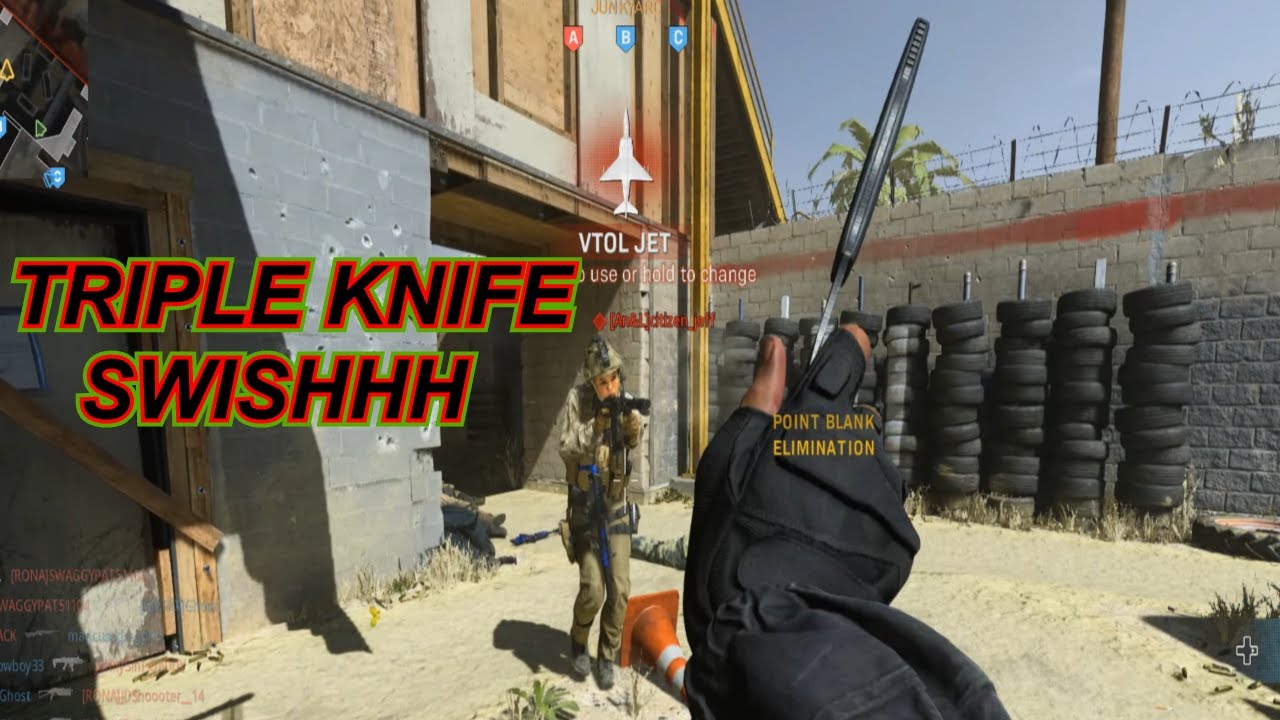 Throwing knife kill sounds are so satisfying.