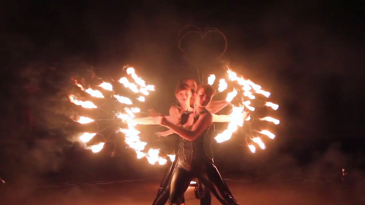 Night Dragon Show/ 4.08.17/  фаер-шоу /Курск